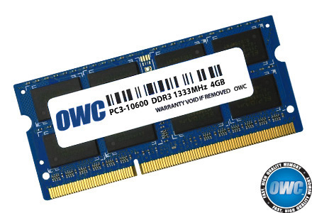 other world computing 4 gb ddr3 sodimm OWC1333DDR3S4GB