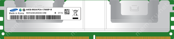 samsung 64 gb 2133 rdimm M393A8G40D40‐CRB