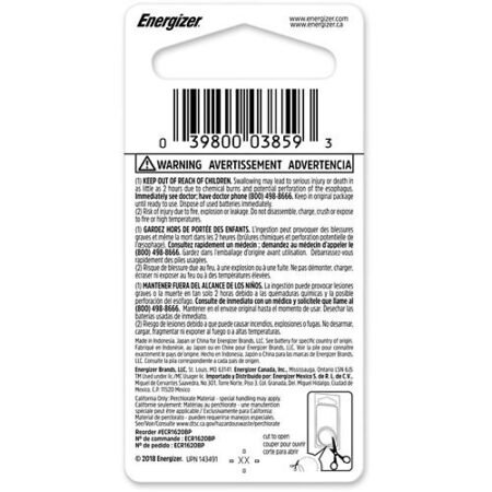 energizer purpose ECR1620BP